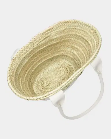 DeMellier The Santorini Caged Raffia Tote Bag | Thumbnail 2