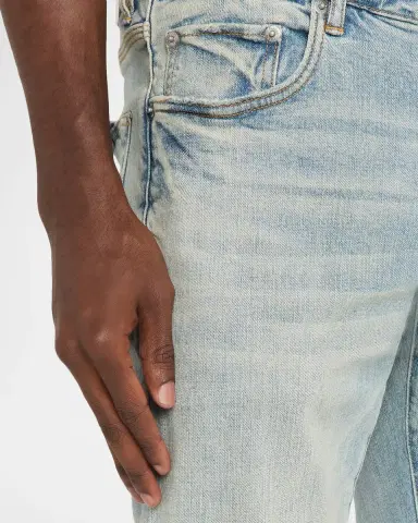 PURPLE Men's Flare Big Blowout Jeans | Thumbnail 4 PURPLE Men's Flare Big Blowout Jeans | Thumbnail 4