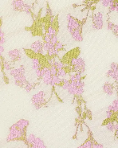 Kay Unger New York Arianna Floral Jacquard Tea-Length Cocktail Dress | Thumbnail 5 Kay Unger New York Arianna Floral Jacquard Tea-Length Cocktail Dress | Thumbnail 5