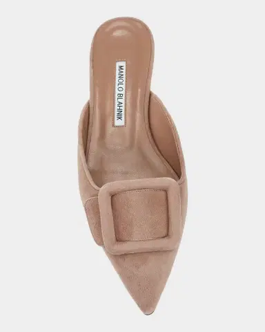 Manolo Blahnik Maysale Suede Flats | Thumbnail 3 Manolo Blahnik Maysale Suede Flats | Thumbnail 3
