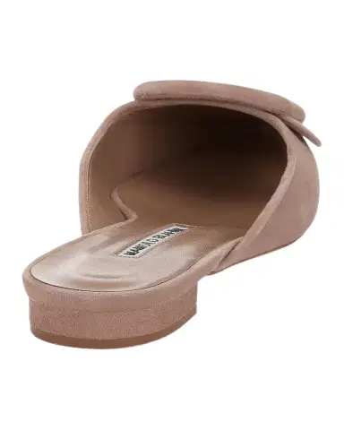 Manolo Blahnik Maysale Suede Flats | Thumbnail 1 Manolo Blahnik Maysale Suede Flats | Thumbnail 1