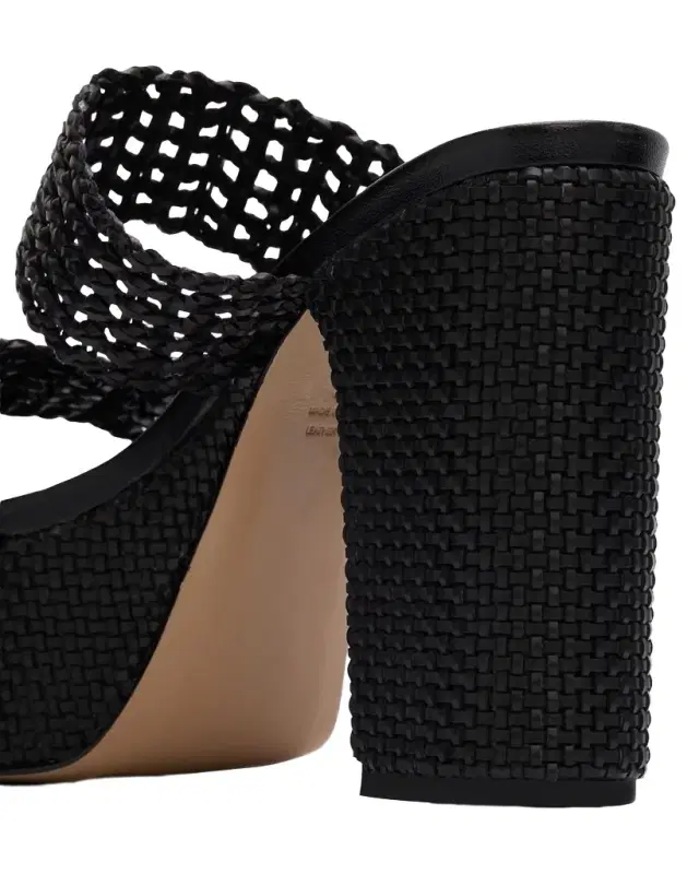 100mm Aberdeen Raffia Platform Sandals