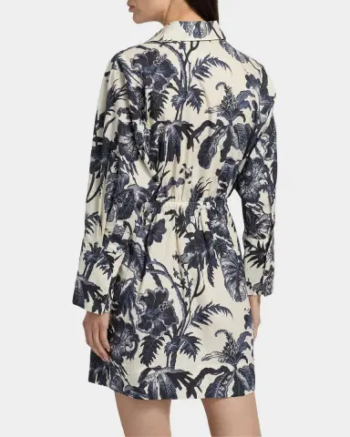 Cara Cara Henry Long-Sleeve Printed Maxi Dress | Thumbnail 2 Cara Cara Henry Long-Sleeve Printed Maxi Dress | Thumbnail 2