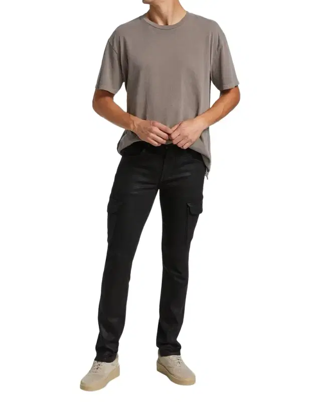 MONFRÈRE Men 's Preston Coated Denim Cargo Pants