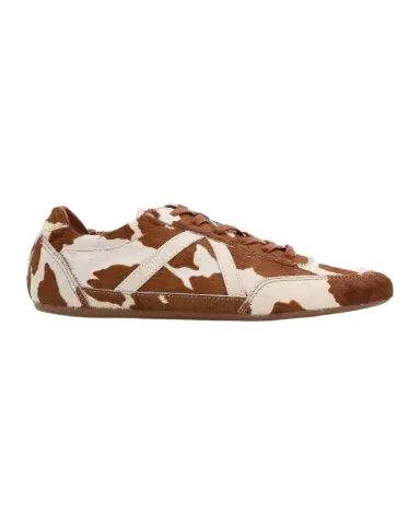 Schutz Eight Cow-Print Fur Low-Top Sneakers | Thumbnail 1