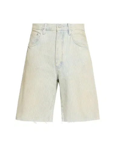 PURPLE Men 's Hickory Pinstripe Denim Shorts | Thumbnail 2 PURPLE Men 's Hickory Pinstripe Denim Shorts | Thumbnail 2