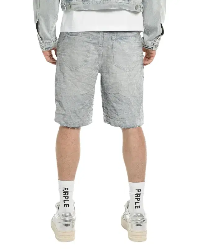PURPLE Men 's Vintage Slub Denim Shorts