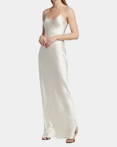 Nili Lotan Silk Satin Slip Gown | Thumbnail 6 Nili Lotan Silk Satin Slip Gown | Thumbnail 6