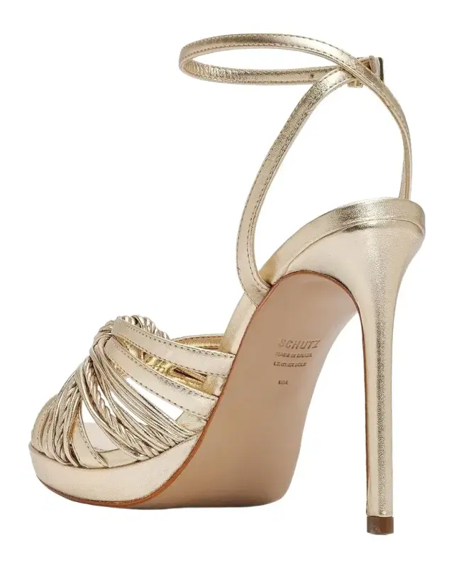 Schutz Gaya 100MM Leather Sandals