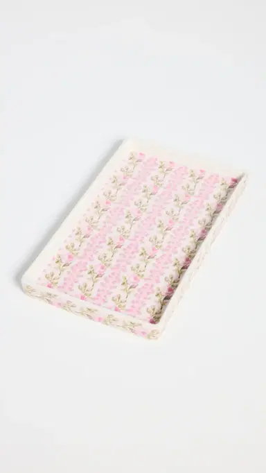 LoveShackFancy Evaline Tray Pink Macaron One Size | Thumbnail 6