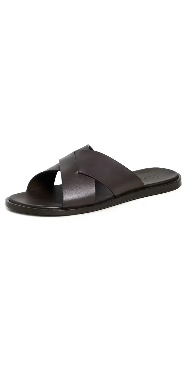 Orlebar Brown Muro Leather Sandals Brown
