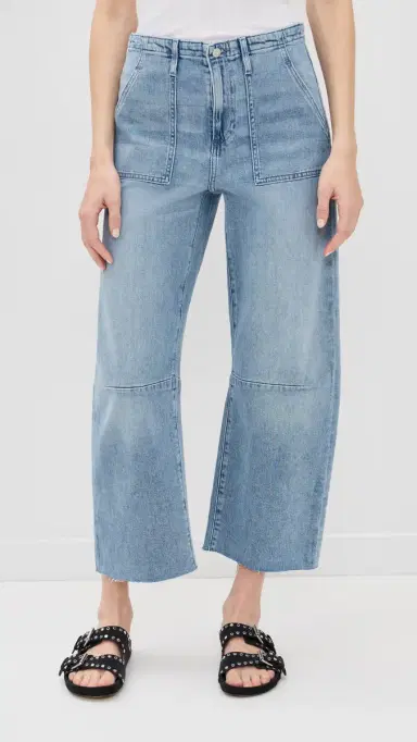 LE JEAN Utility Soft Barrel Jeans Monterey | Thumbnail 2