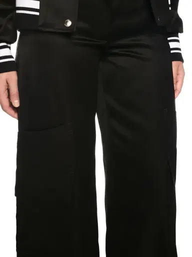 Off-White Black Toybox Satin Cargo Pants | Thumbnail 5
