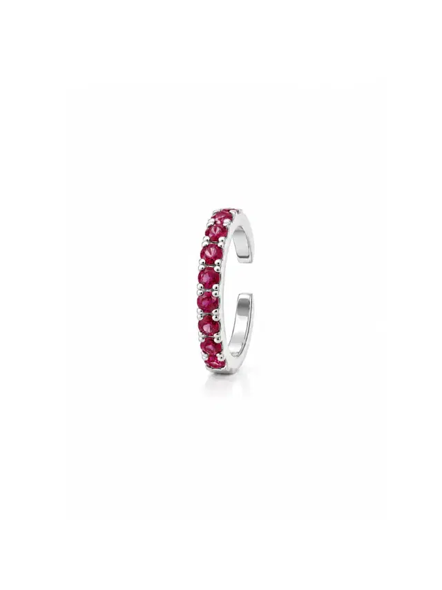Wish Fine Jewelry 0.32ct Ruby 18K Gold Ear Cuff