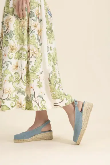 Castañer Dosalia Wedge - Aqua | Thumbnail 6