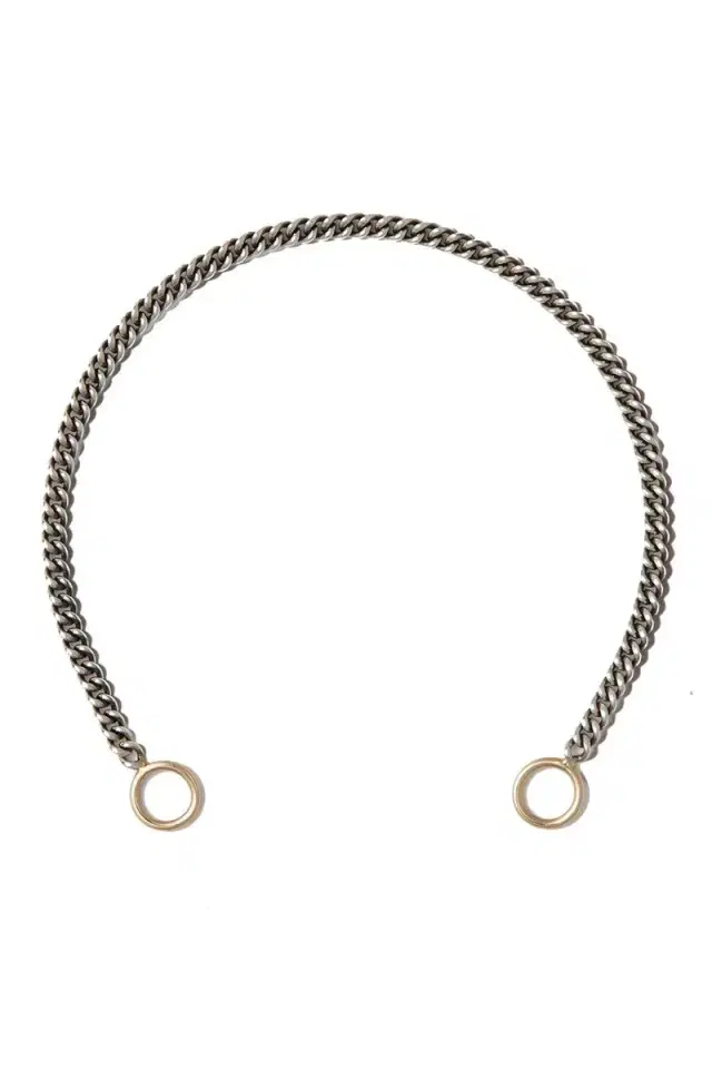 Marla Aaron Mixed Metal Not So Heavy Curb Chain Bracelet - Silver - 6in