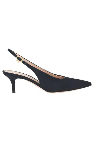 Gianvito Rossi Robbie Slingback 55 - Denim | Thumbnail 1