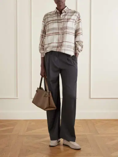 Brunello Cucinelli Leather Shoulder Bag | Thumbnail 3 Brunello Cucinelli Leather Shoulder Bag | Thumbnail 3