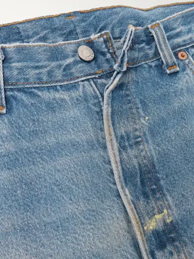 B SIDES Lasso Distressed Cropped Mid-rise Wide-leg Jeans | Thumbnail 6