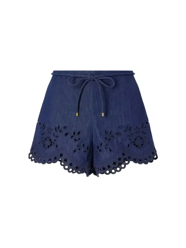 Mahon Broderie Anglaise Denim Shorts