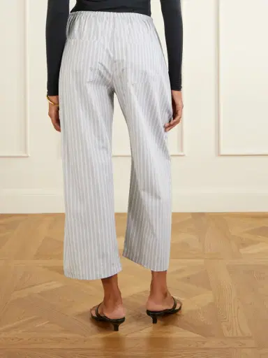 LESET Yoshi Striped Cotton-blend Wide-leg Pants | Thumbnail 3 LESET Yoshi Striped Cotton-blend Wide-leg Pants | Thumbnail 3