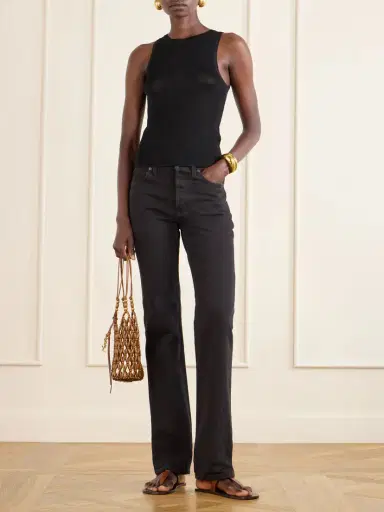 Saint Laurent Cassandre Mini Beaded Wood Bucket Bag | Thumbnail 3