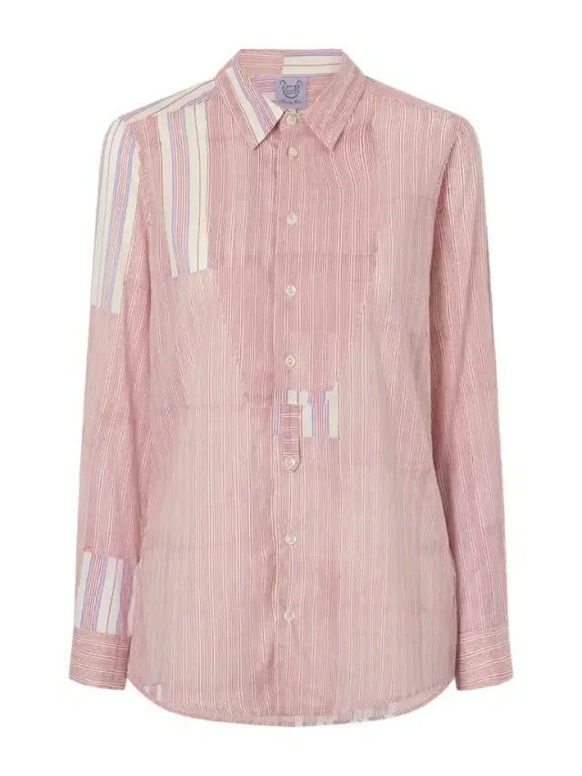 Thierry Colson Baptiste Striped Cotton-voile Shirt