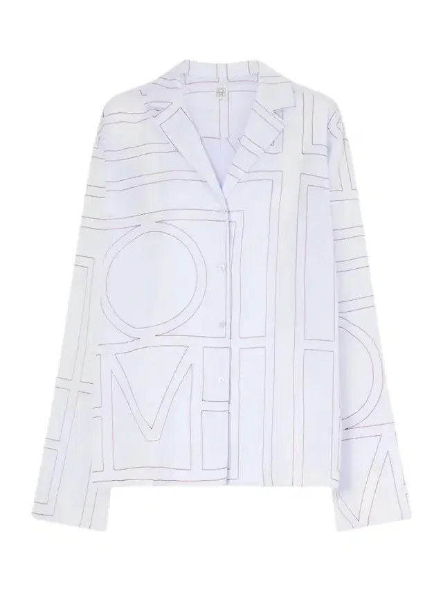 TOTEME Embroidered Cotton And Lyocell-blend Shirt