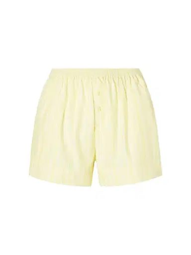 Faithfull Lonia Striped Cotton Shorts | Thumbnail 1 Faithfull Lonia Striped Cotton Shorts | Thumbnail 1