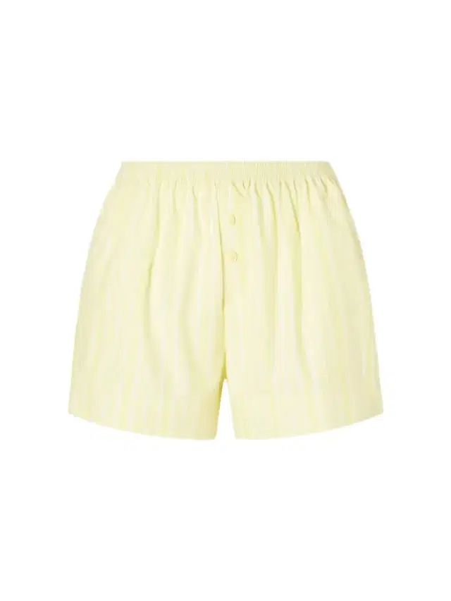 Faithfull Lonia Striped Cotton Shorts