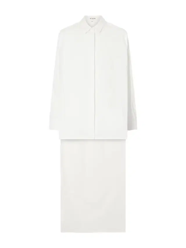 Alaïa Asymmetric Cotton Poplin Shirt