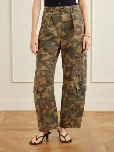 Citizens of Humanity Flight Printed Mid-rise Straight-leg Cotton-blend Twill Cargo Pants | Thumbnail 3 Citizens of Humanity Flight Printed Mid-rise Straight-leg Cotton-blend Twill Cargo Pants | Thumbnail 3