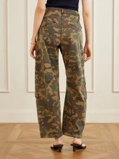Citizens of Humanity Flight Printed Mid-rise Straight-leg Cotton-blend Twill Cargo Pants | Thumbnail 4 Citizens of Humanity Flight Printed Mid-rise Straight-leg Cotton-blend Twill Cargo Pants | Thumbnail 4