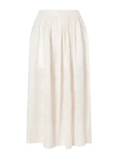 Lemlem Freye Striped Cotton Midi Skirt | Thumbnail 1