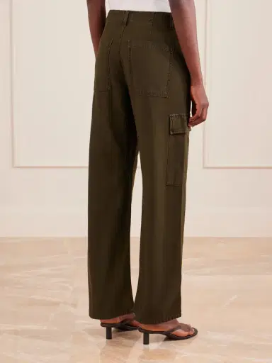 Citizens of Humanity Esme Organic Cotton-twill Wide-leg Cargo Pants | Thumbnail 4 Citizens of Humanity Esme Organic Cotton-twill Wide-leg Cargo Pants | Thumbnail 4