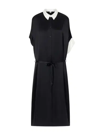 TOTEME Satin Maxi Shirt Dress | Thumbnail 1 TOTEME Satin Maxi Shirt Dress | Thumbnail 1