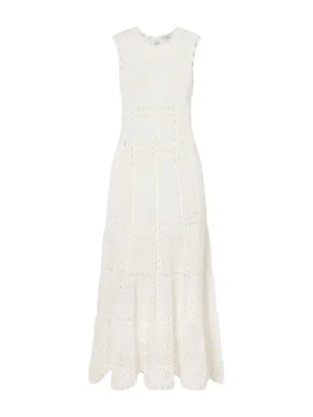 Crocheted Cotton Midi Dress