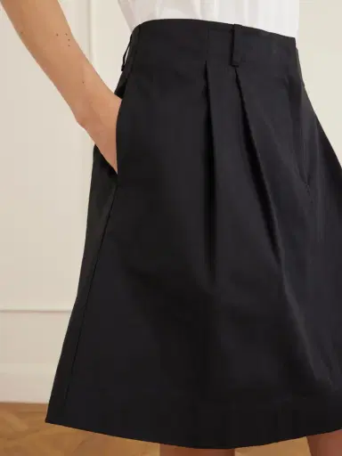 TOTEME Cotton And Lyocell-blend Mini Skirt | Thumbnail 4