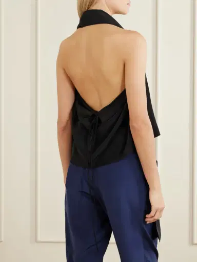 Sharon Wauchob Tie-detailed Silk Tank | Thumbnail 3