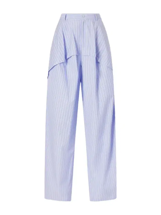 Loewe + Paula's Ibiza Striped Paneled Cotton Poplin Wide-leg Pants