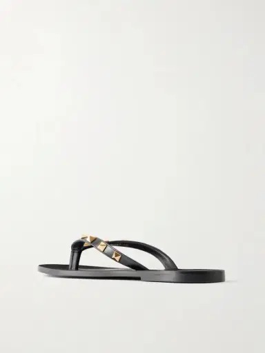 Valentino Garavani Rockstud Leather Thong Sandals | Thumbnail 3 Valentino Garavani Rockstud Leather Thong Sandals | Thumbnail 3