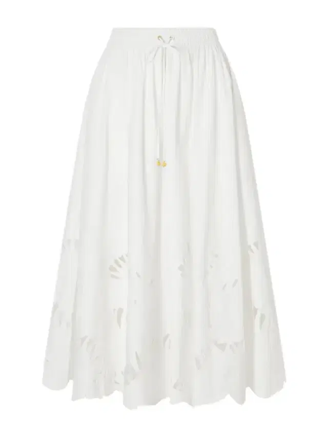 Mahon Embroidered Cotton Midi Skirt