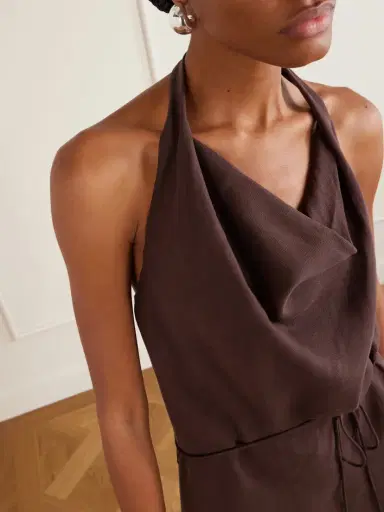 Faithfull Izaro Tencel™ Lyocell And Linen-blend Blouse | Thumbnail 4 Faithfull Izaro Tencel™ Lyocell And Linen-blend Blouse | Thumbnail 4