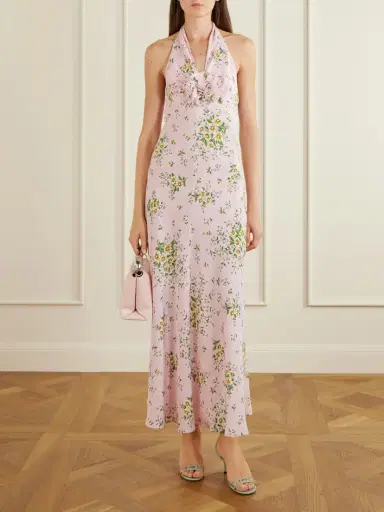 Rodarte Floral-print Silk-crepe Midi Dress | Thumbnail 2 Rodarte Floral-print Silk-crepe Midi Dress | Thumbnail 2