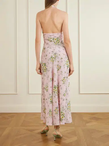 Rodarte Floral-print Silk-crepe Midi Dress | Thumbnail 3 Rodarte Floral-print Silk-crepe Midi Dress | Thumbnail 3