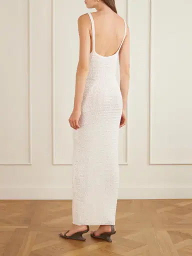 Balmain Crocheted Maxi Dress | Thumbnail 4 Balmain Crocheted Maxi Dress | Thumbnail 4