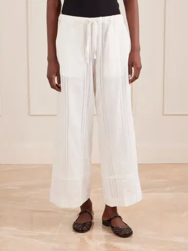 Lemlem Desta Striped Cotton Wide-leg Pants | Thumbnail 3 Lemlem Desta Striped Cotton Wide-leg Pants | Thumbnail 3