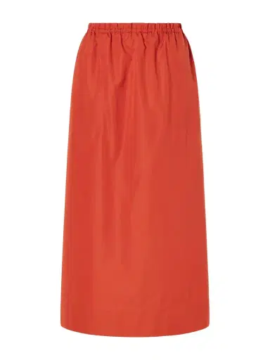TOTEME Cotton-poplin Midi Skirt | Thumbnail 1