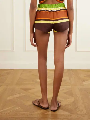 Faithfull Miel Striped Linen Shorts | Thumbnail 4 Faithfull Miel Striped Linen Shorts | Thumbnail 4