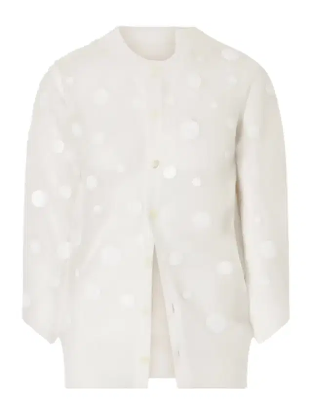 Polka-dot Knitted Cardigan